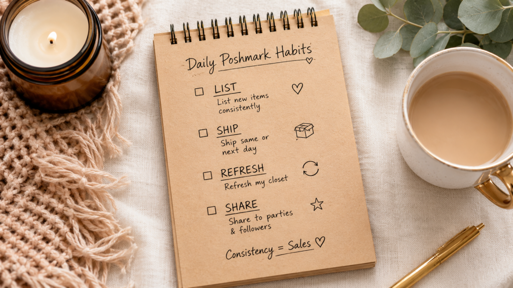 Everything you need to run a profitable Poshmark closet from home.